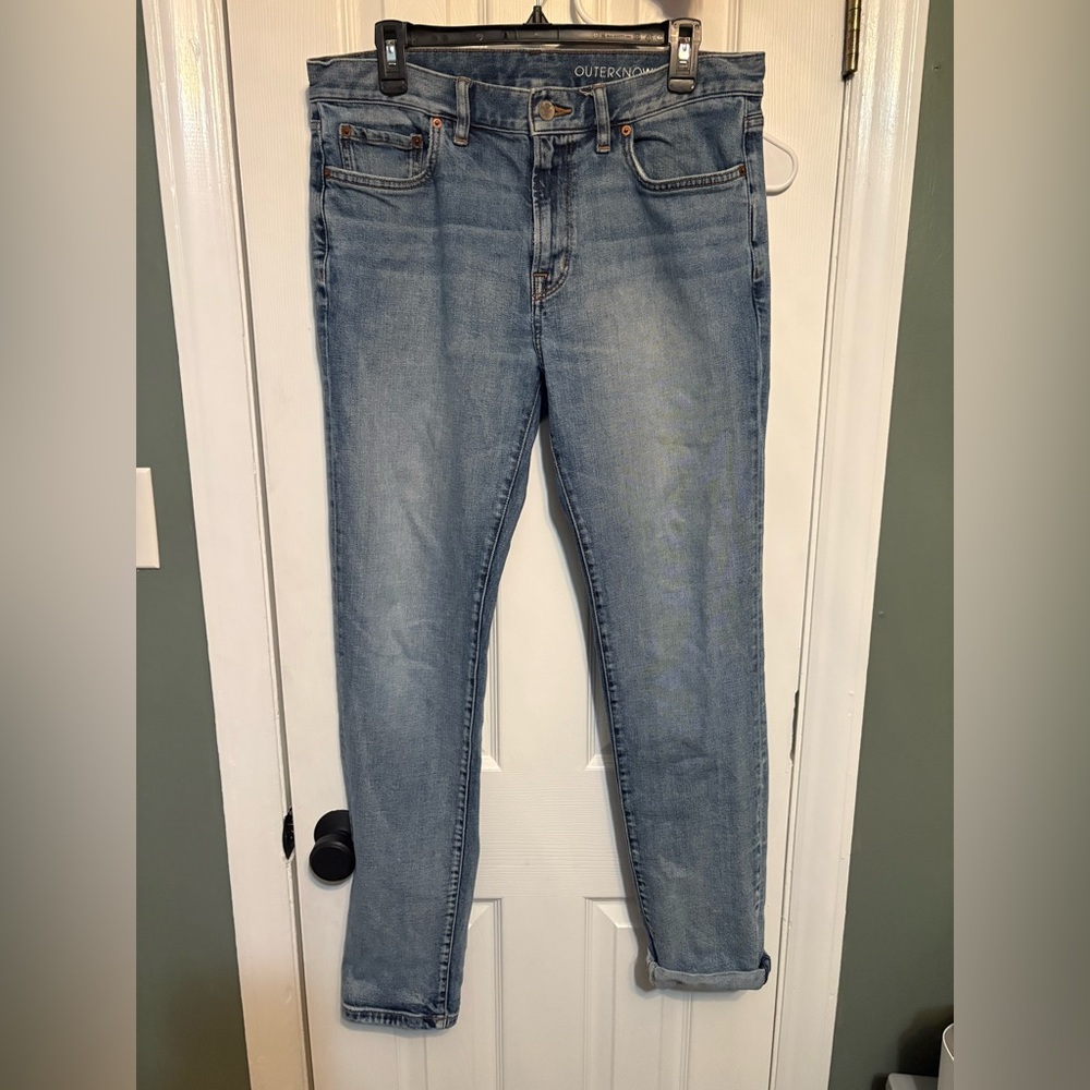 Outerknown Men's Slim Jeans Light Blue Wash
